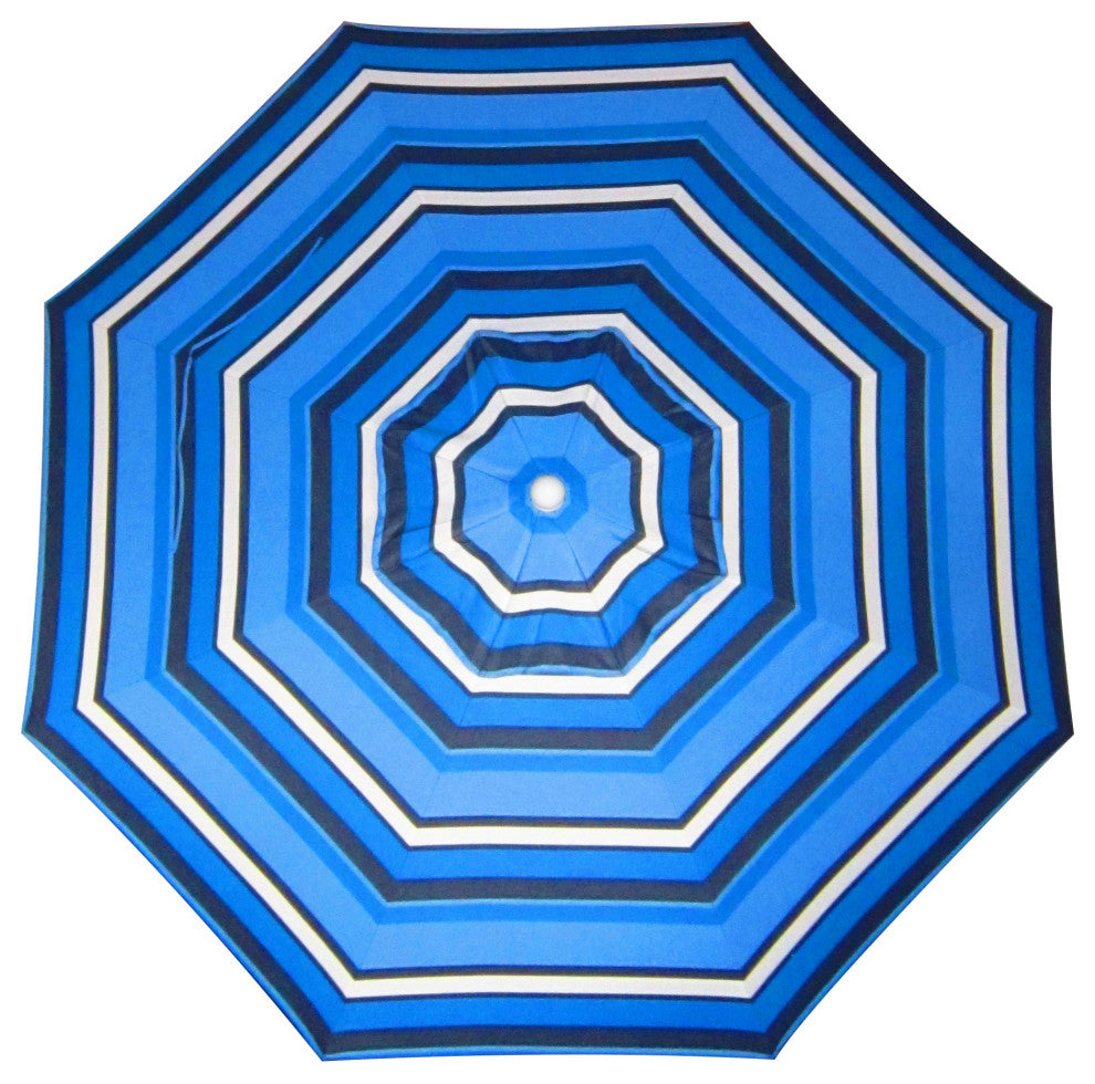 9' Market Umbrella, Hampton Stripe, Regular Height