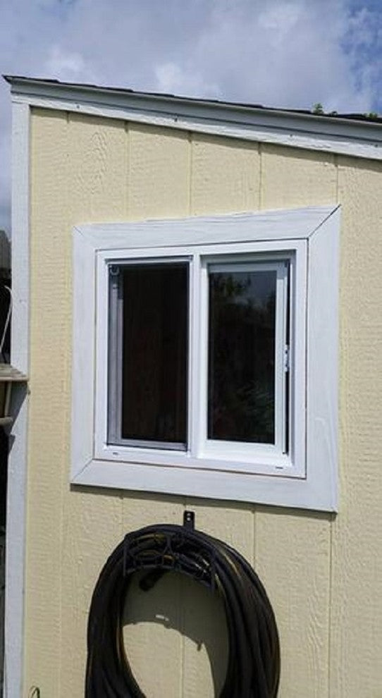 24x24 Vinyl Utility Left, Hand Single Sliding Window