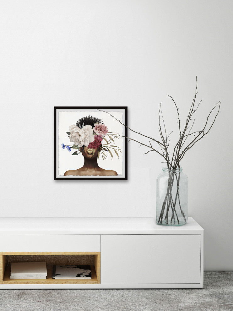 "A Kiss for You" Framed Painting Print, 18x18
