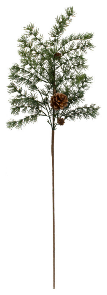 Pine Spray With Pine Cones, 6-Piece Set