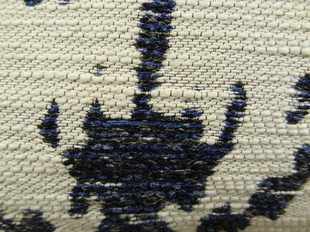 Plutus Painted Ikat Handmade Throw Pillow, Double Sided 24"x24"