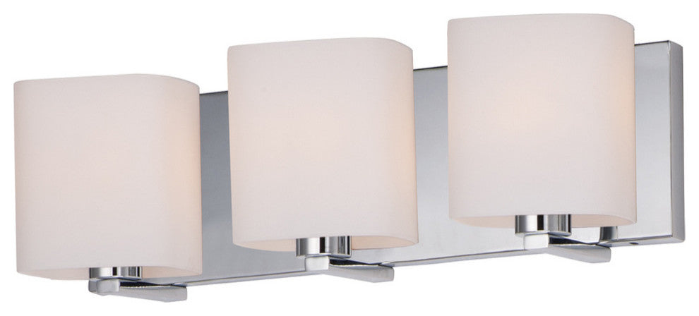 Maxim 11253SW Wrap 3 Light 19"W Bathroom Vanity Light - Polished Chrome