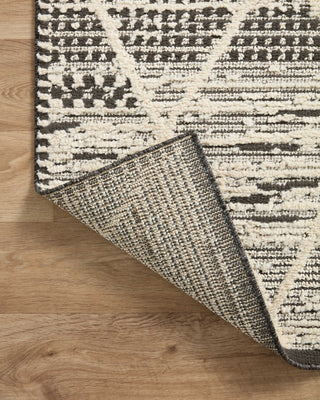 Loloi II Fabian Charcoal/Ivory 4'x6' Accent Rug
