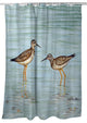 Betsy Drake Yellow Legs Shower Curtain