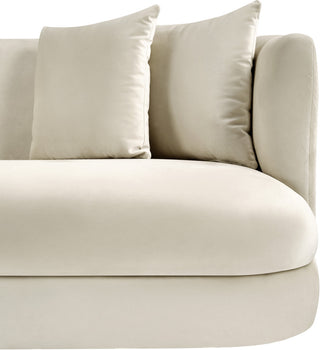 Alder Upholstered Chair, Cream, Velvet, Sofa