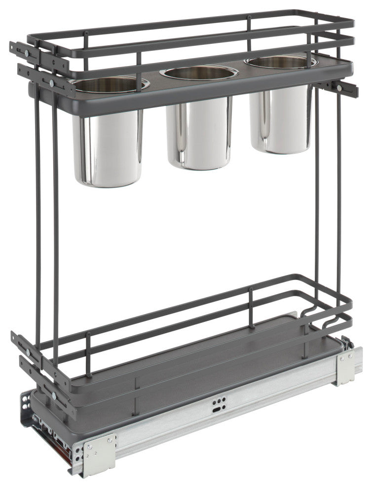 Two-Tier Utensil Pull Out Organizers With Soft Close