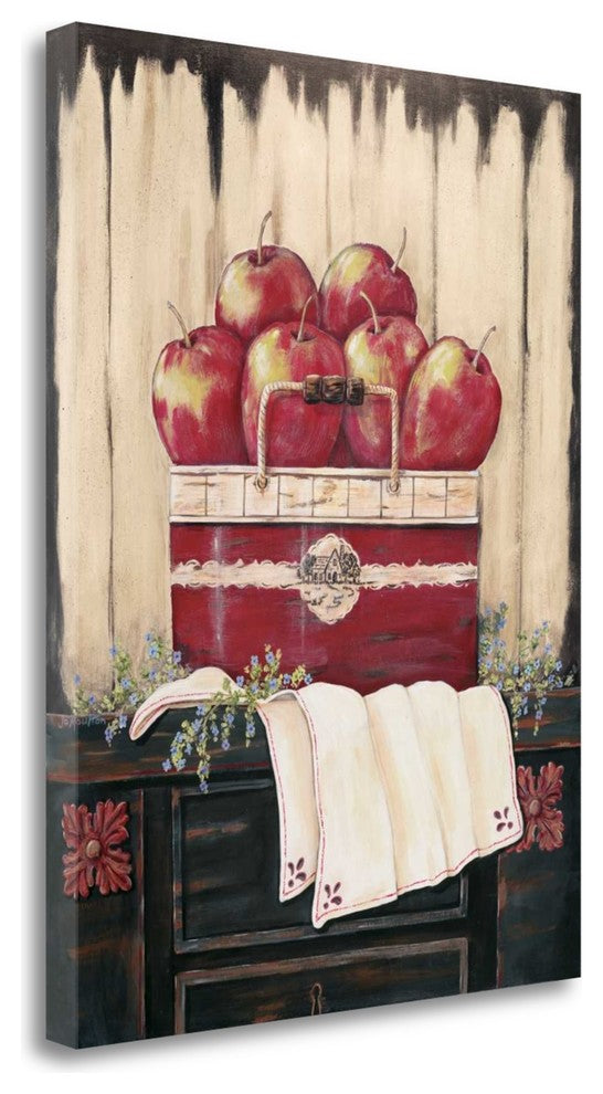 "Ruby Red" By Jo Moulton, Giclee Print on Gallery Wrap Canvas, Ready to Hang