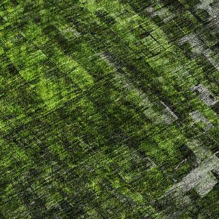 Premium Machine Washable Mayfield AMF581 Green 8' x 10' Rug