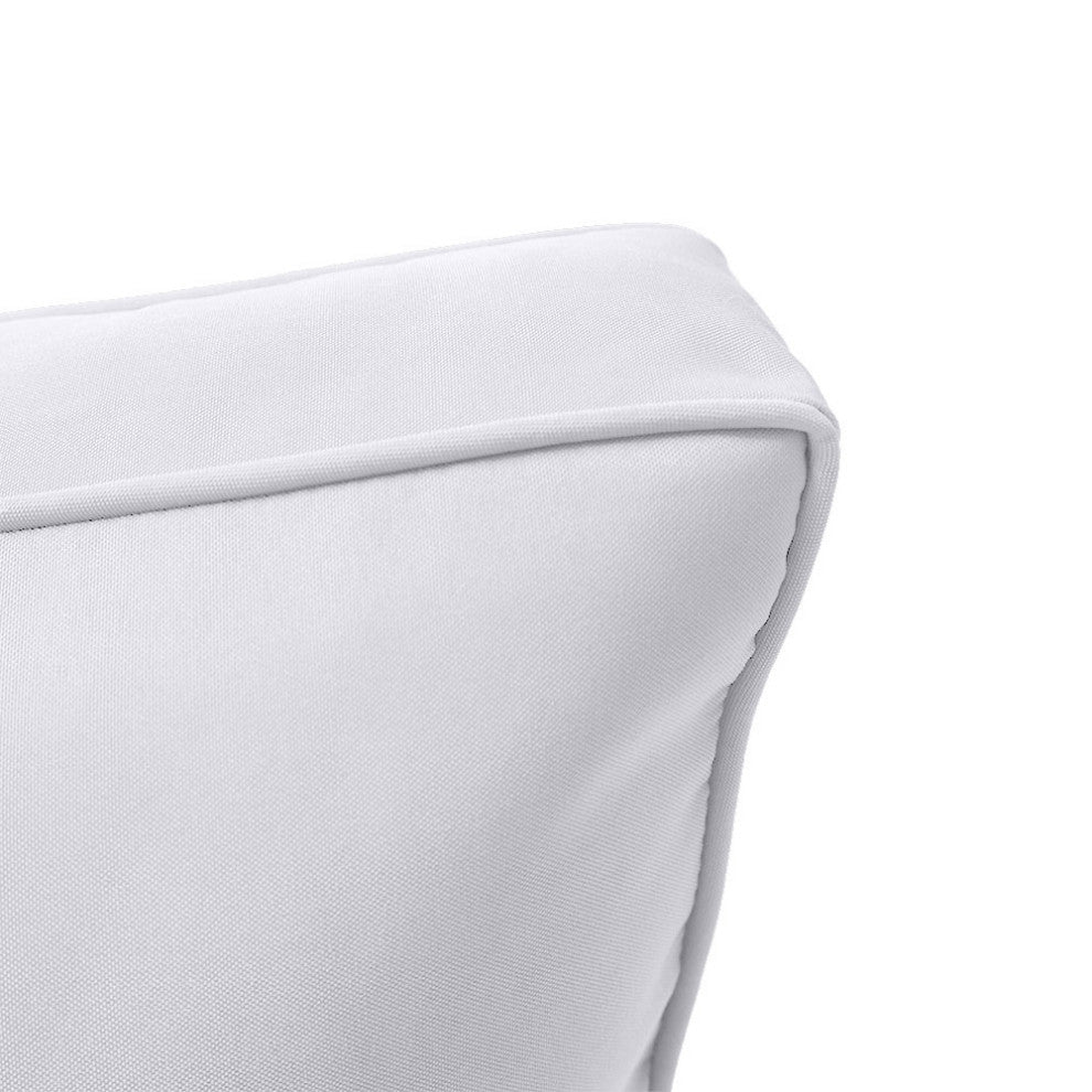 |COVER ONLY| Outdoor Pipe Trim Medium Deep Seat Backrest Pillow Slipcover AD105