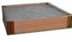 One Inch Series 4ft.x4ft.x11" Composite Square Sandbox Kit