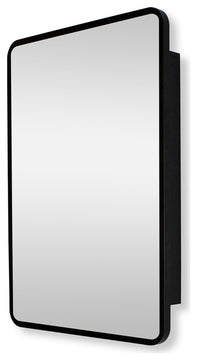 Rectangular Framed Surface/Recessed Mount Mirrored Medicine Cabinet with Shelves