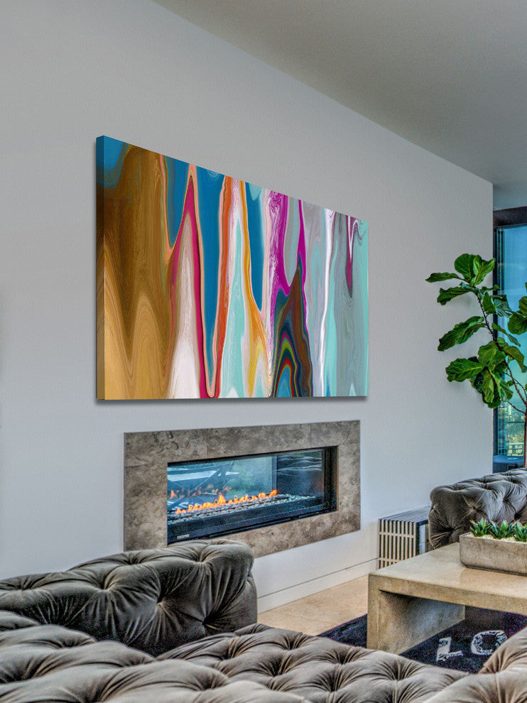"Ocean Movement II" Painting Print on Canvas by Irena Orlov