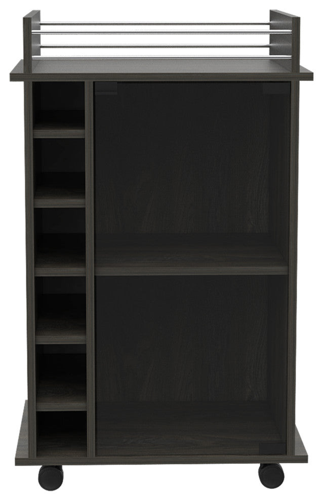 Huali Bar Cart, Espresso