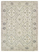 8" x 10" Pale Green and Cream Decorative Area Rug