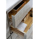 Formosa 48" Ash Single Sink Modern Bathroom Vanity Set, Faucet Fft9161bn