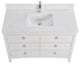 Legion Furniture WS2518 Series Bathroom Sink Vanity, White, 48", Artificial Stone Top, Single Sink