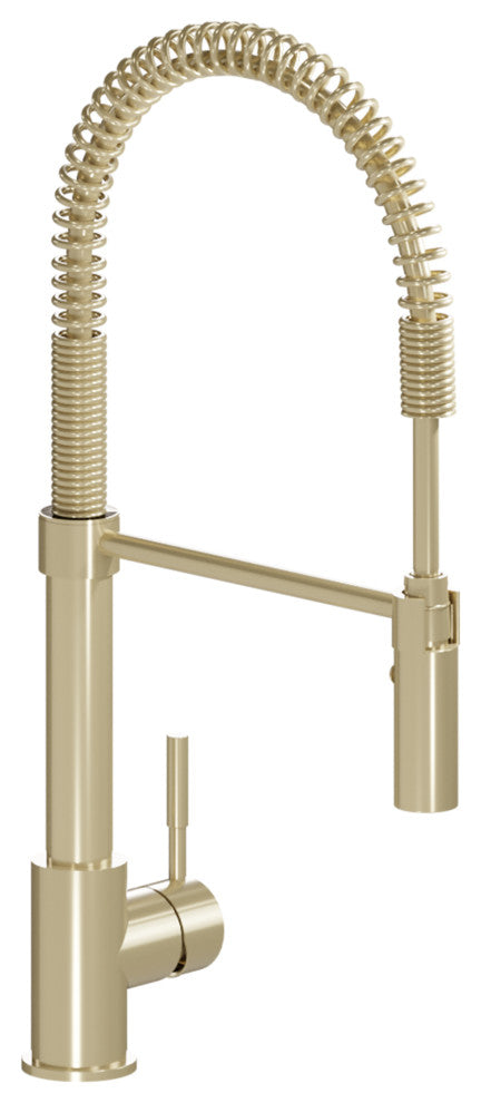 ZLINE Sierra Kitchen Faucet, Champagne Bronze, SRA-KF-CB