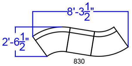 Hercules Alon Series Black Leather Reception Configuration, 3 Pieces