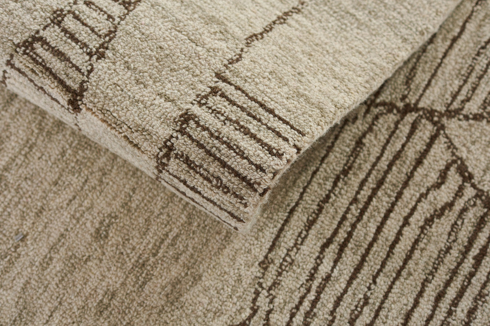 Momeni Teppe Hand Tufted Wool Grey Area Rug 8' X 10'