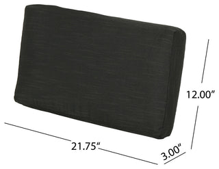 Natchez Club Chair Cushions, Dark Gray