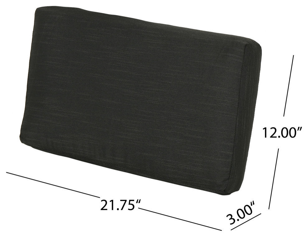 Natchez Club Chair Cushions, Dark Gray