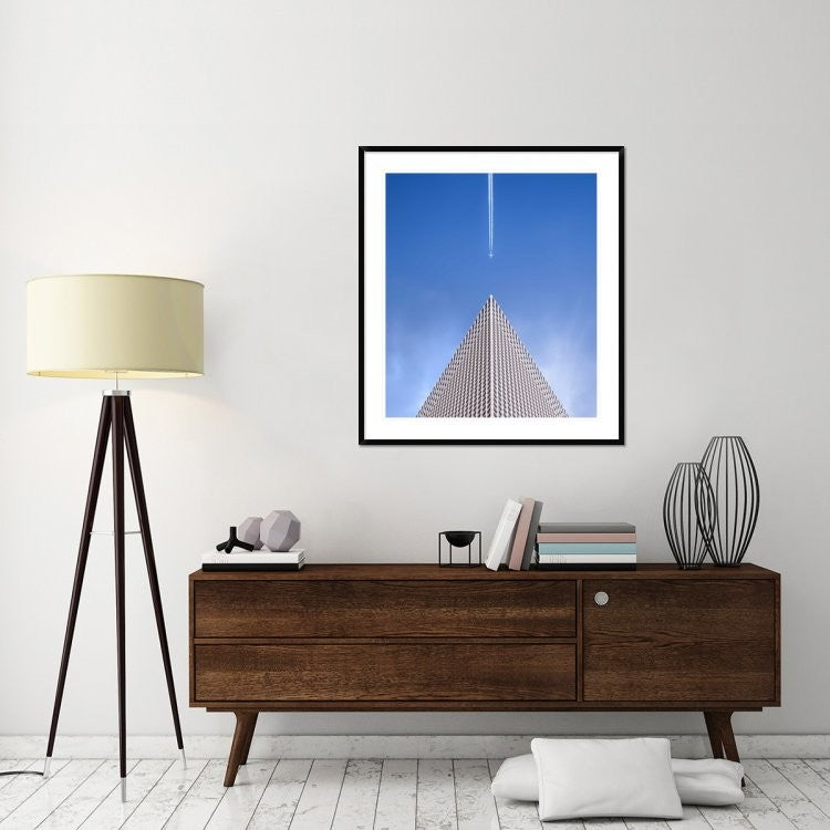 "Up And Down" Framed Digital Print by Nadav Jonas, 39x44"