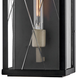 Hinkley Monte Large Wall Mount Lantern, Black