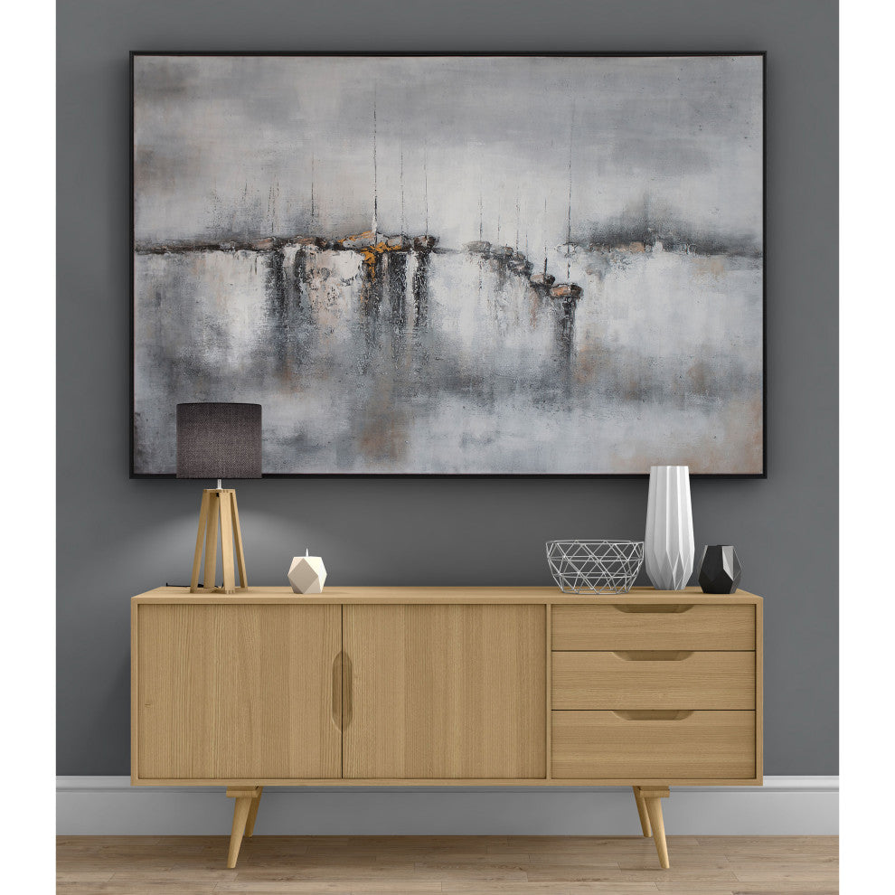 Hushed Breeze, Framed Hand Painted Canvas