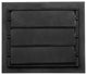 Black Floor Air Vent Heat Register with Aluminium Victorian Upscale Design