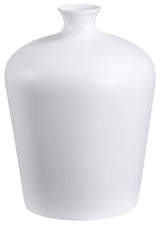 Alfano Ceramic Vase, Matte White
