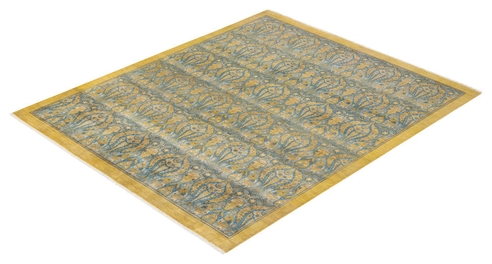 Annie, One-of-a-Kind Hand-Knotted Area Rug Green, 8'3"x10'0"