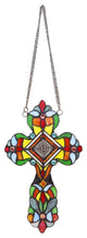 Chloe Lighting Adelina Victorian Tiffany-style Stained Glass Window Panel 13"