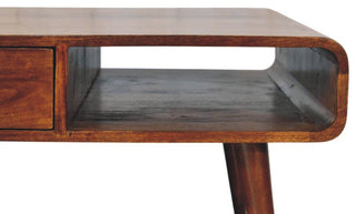 Coffee Table Avora 2 Drawer, Chestnut Finish