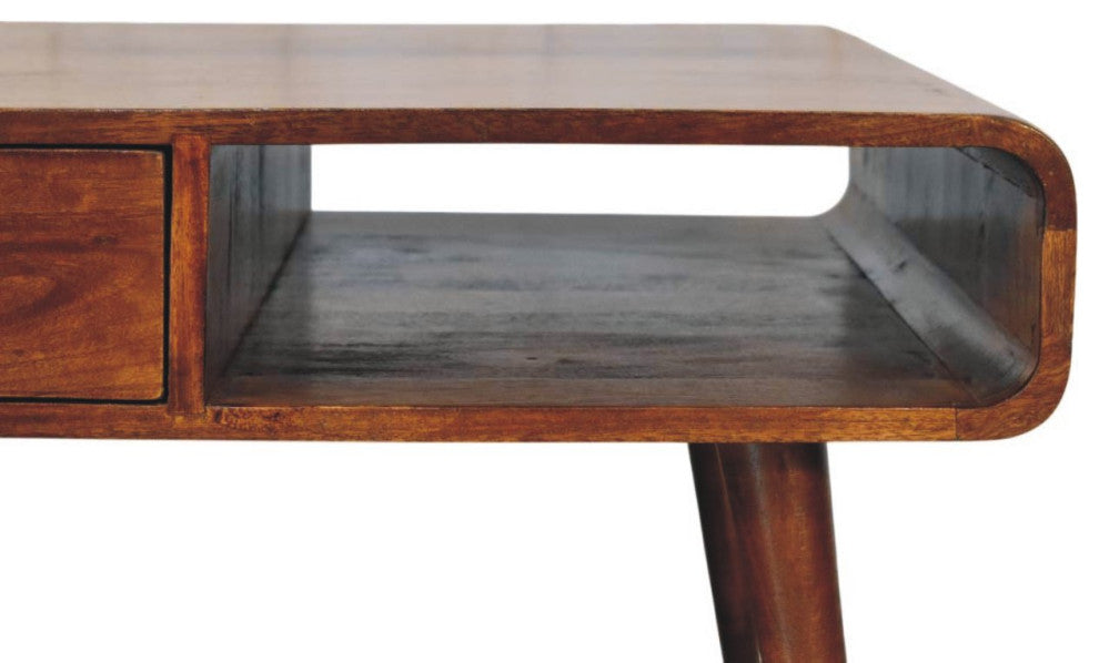 Coffee Table Avora 2 Drawer, Chestnut Finish