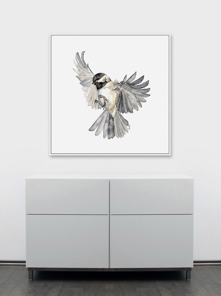 "Freedom" Floater Framed Painting Print on Canvas, 24"x24"