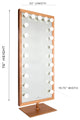 Starlight Full Body LED Makeup Mirror with 21 Bulbus, Gold