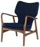 Patrik True Blue Fabric Occasional Chair