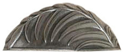Palm Leaf Bin Pull, Antique Bronze, Right