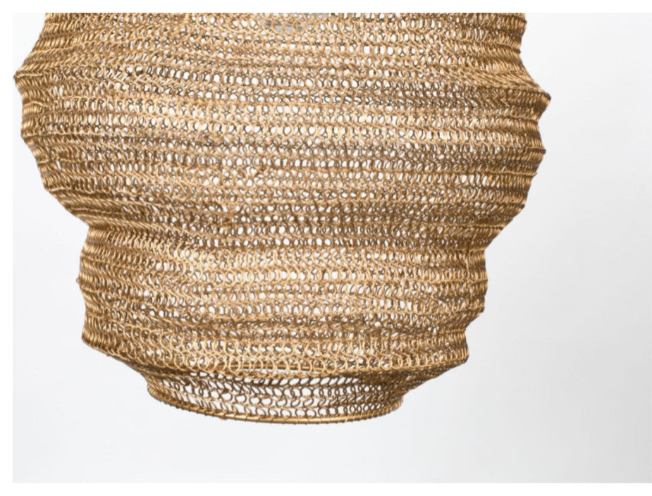 Brass Iron Mesh Pendant Lamp L | DF Lena