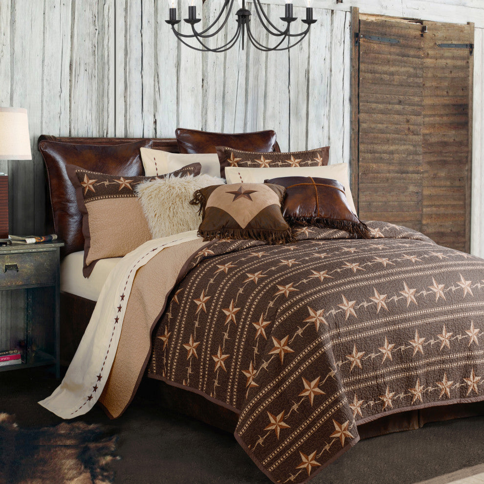 Star Ranch Reversible Quilt Set, 3 Piece, Twin