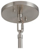 Woodbridge Lighting Stardust 6-Light Sputnik Chandelier, Satin Nickel