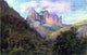John La Farge Diadem Mountain at Sunset Tahiti Wall Decal