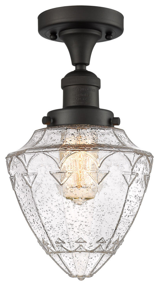 Innovations 517-1CH-OB-G664-7-LED 1 Light Semi-Flush Mount, Oil Rubbed Bronze