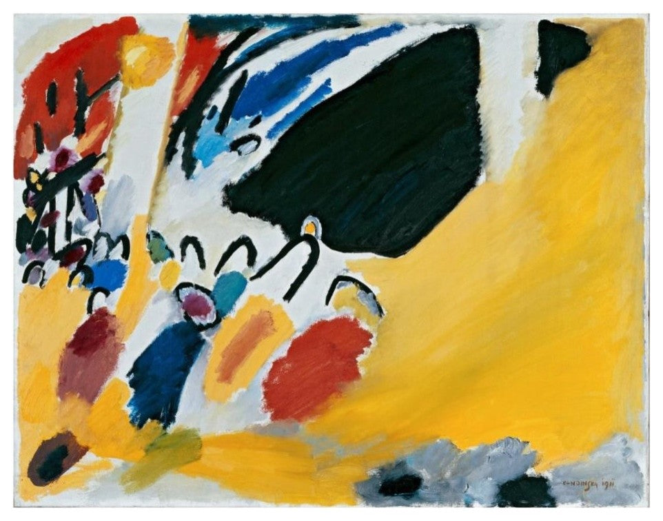 "Impression III - Concert, 1911" Paper Print by Wassily Kandinsky, 26"x20"