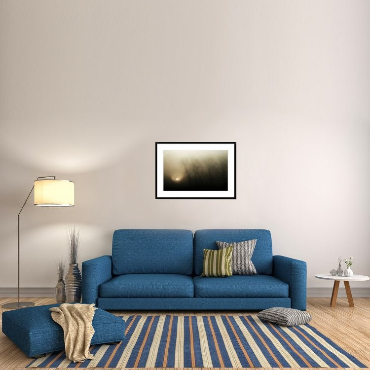 "Celestial Melody To The Earth" Framed Digital Print by Yvette Depaepe, 38x27"