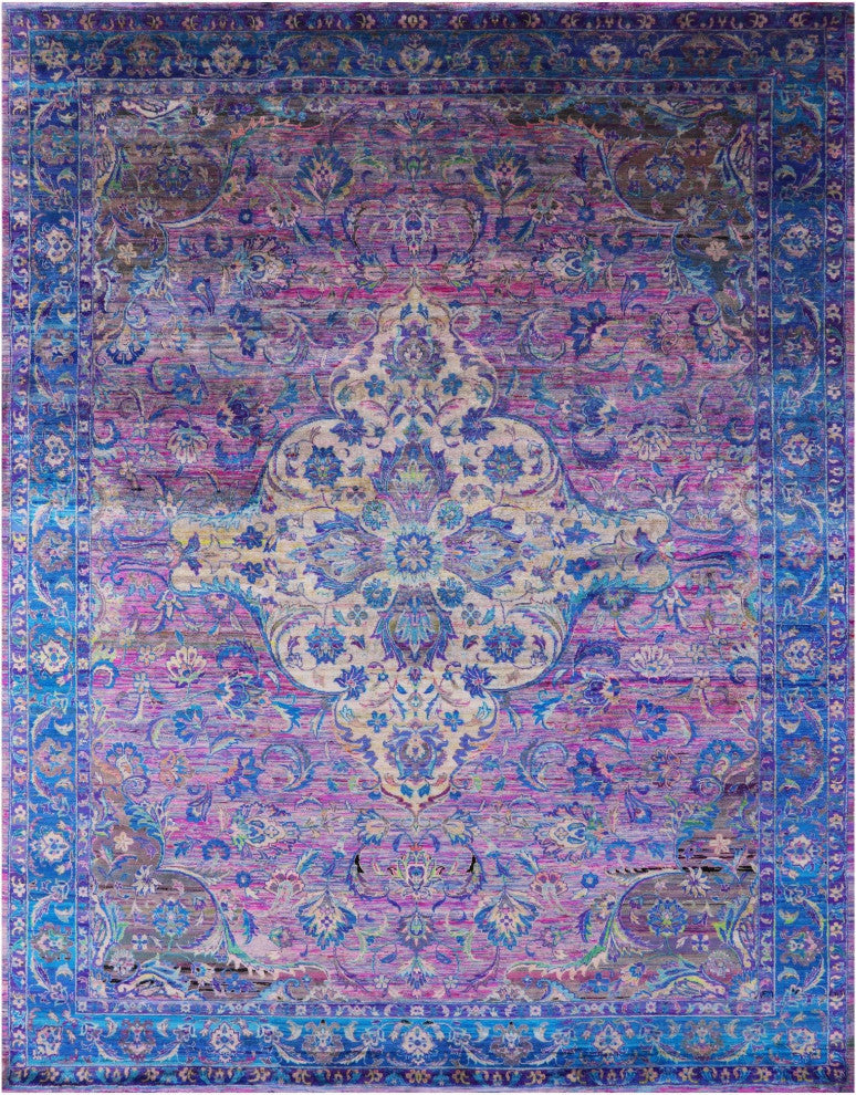Handmade Persian Silk Rug7' 10" X 10' 0" Q6820