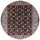 Ahgly Company Indoor Round Mid-Century Modern Area Rugs, 6' Round