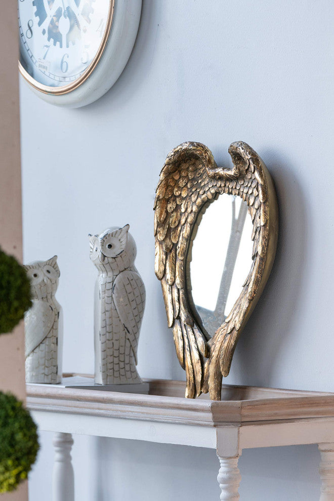 Gewnee 22" x 16" Golden Wing Accent Mirror