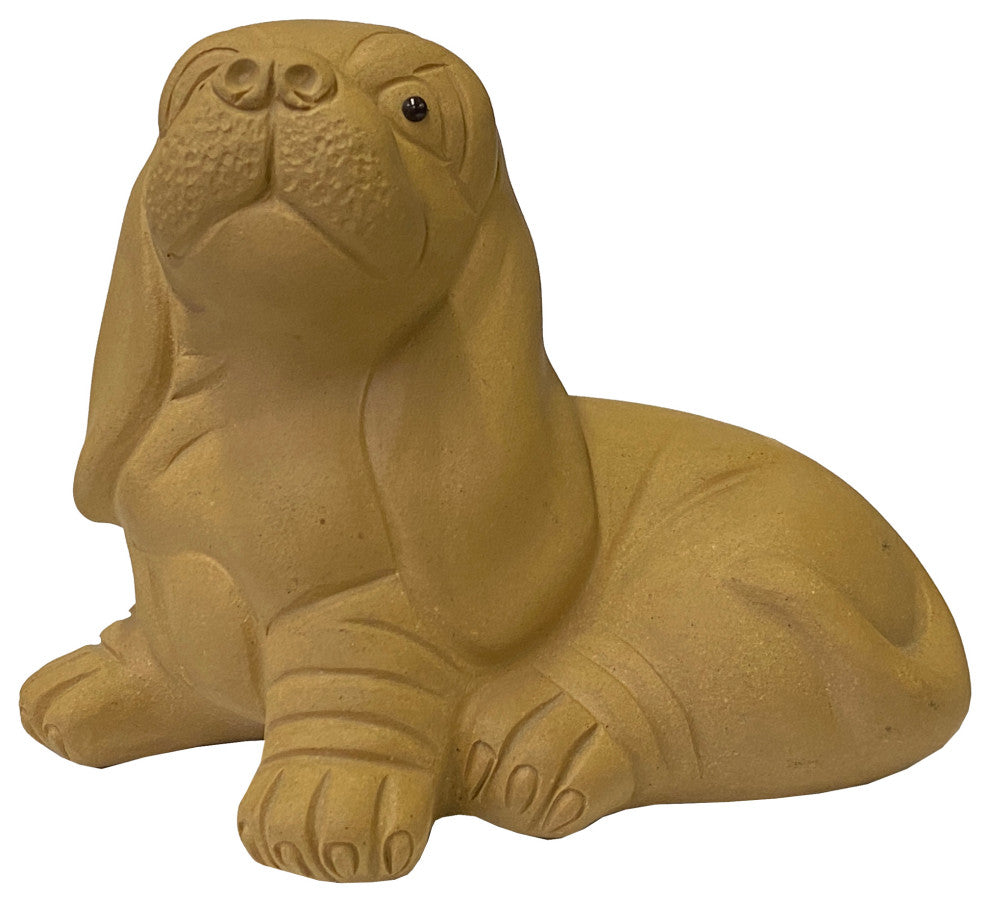 Oriental Puppy Dog Small Ceramic Animal Figure Display Art Hws2378