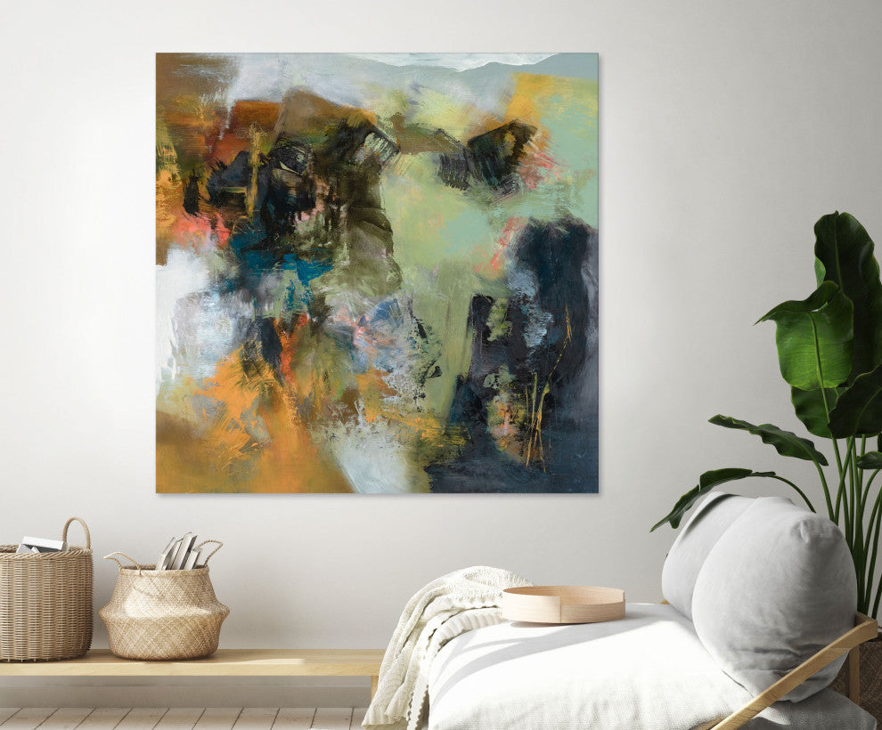Rock Corral - 72 x 72 by Emilia Arana